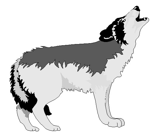 free clip art wolf pack - photo #17