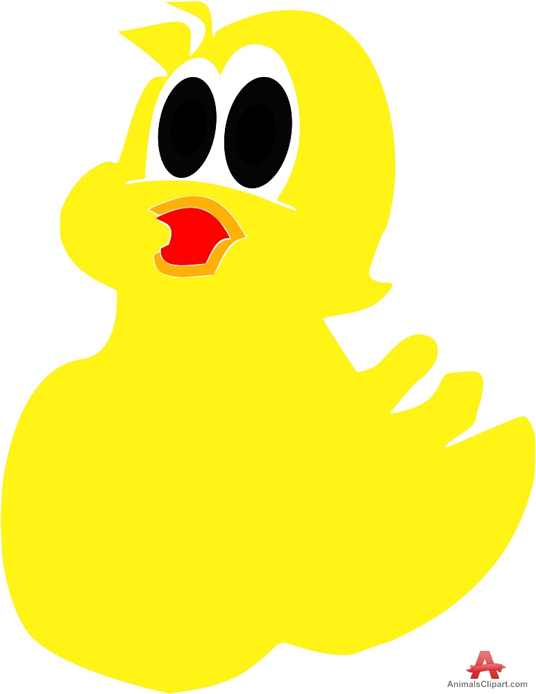 yellow duckling clipart - photo #48