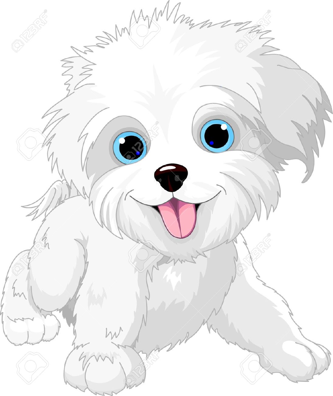 clip art of girl and dog - photo #23