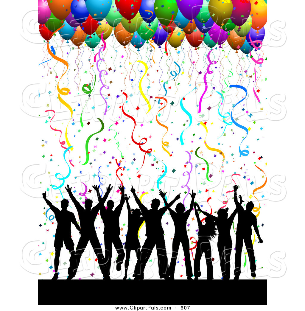 clip art balloons celebration - photo #39