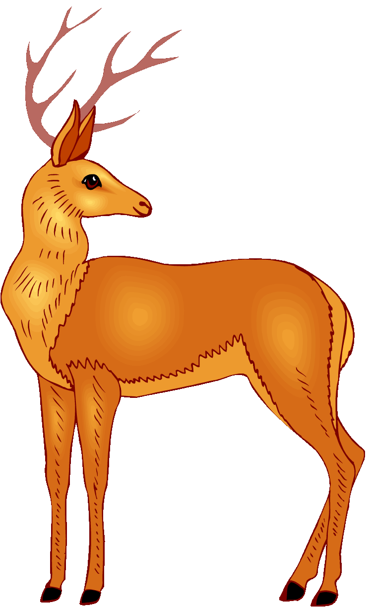 free clipart cartoon deer - photo #45