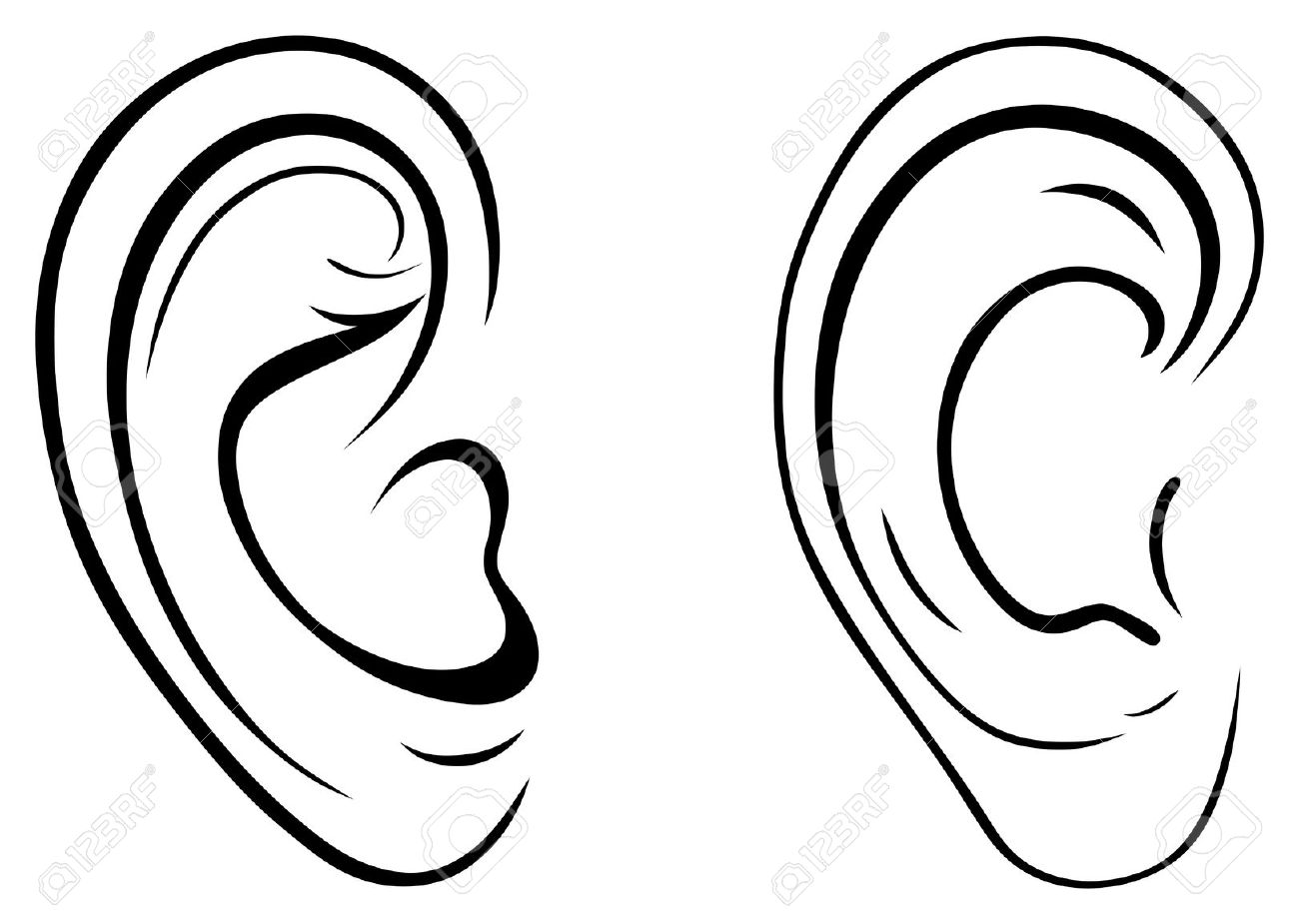 clipart pictures of ears - photo #11