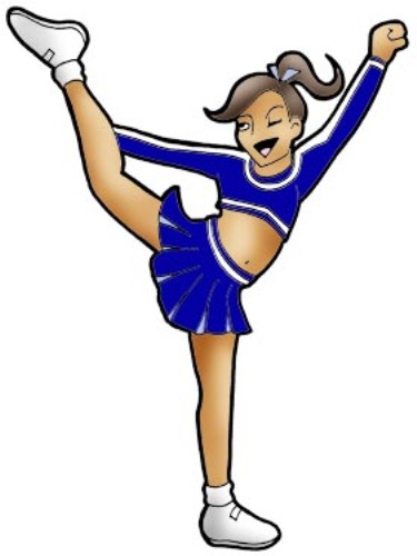 free clipart cheerleader images - photo #11