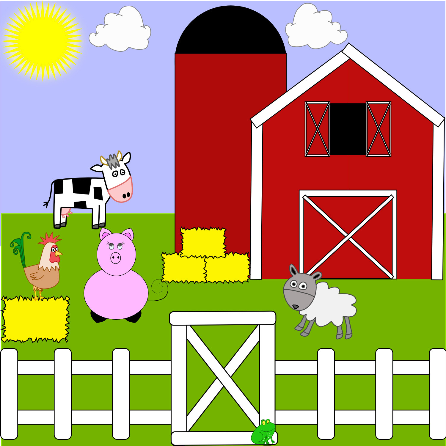 farm yard clip art free - photo #29
