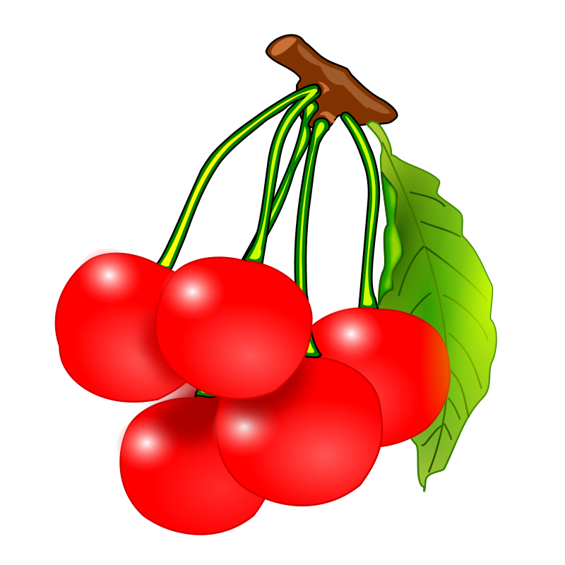 free clip art cherries fruit - photo #21
