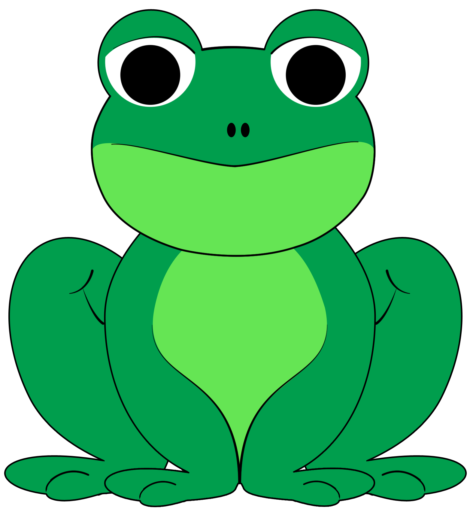 free frog graphics clipart - photo #3