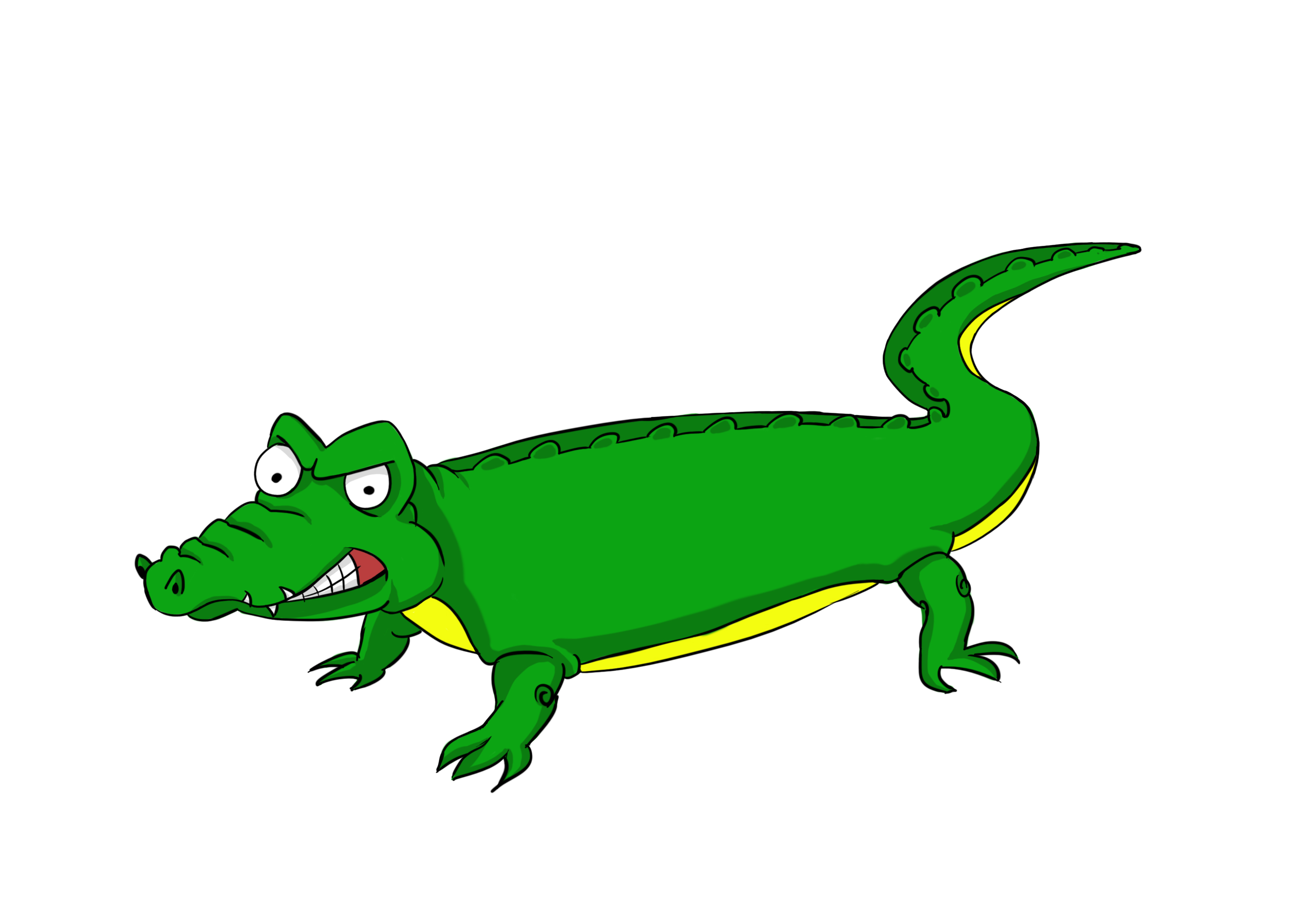 free animated alligator clipart - photo #34