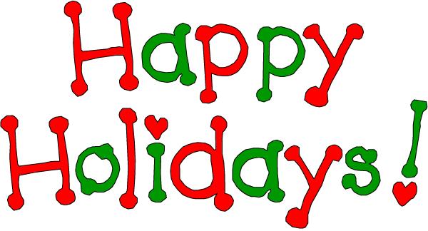 Image result for happy holidays clip art