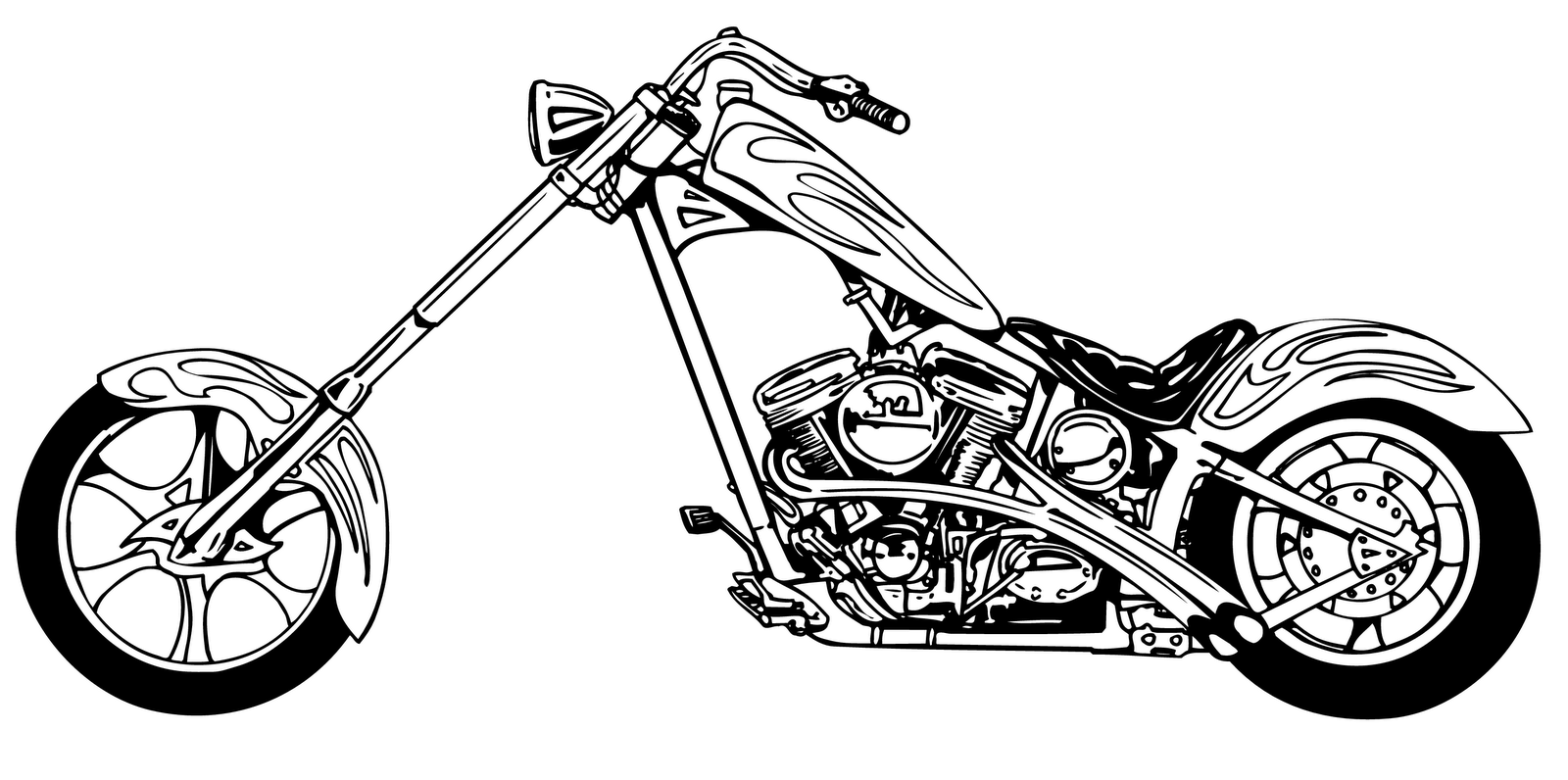 free cartoon motorcycle clipart - photo #33