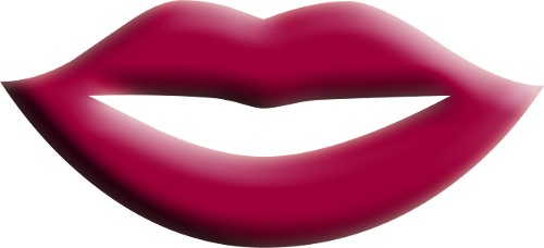 free clipart pink lips - photo #50