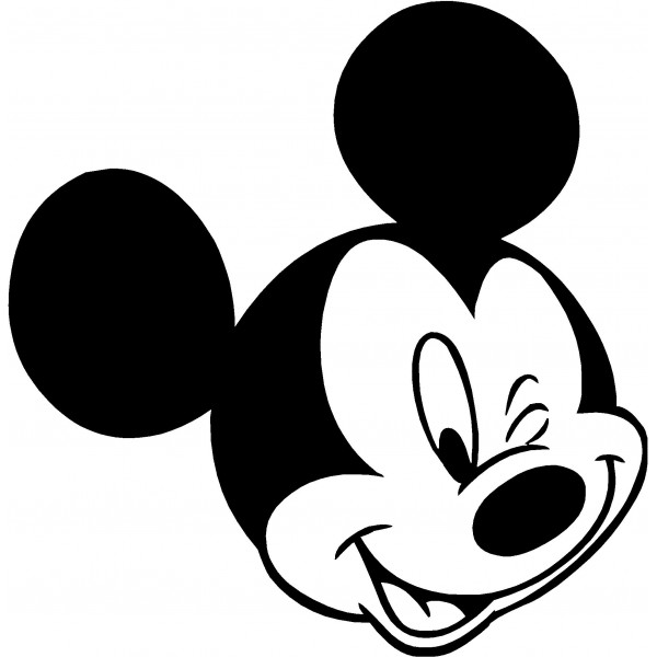 mickey mouse silhouette clip art free - photo #14