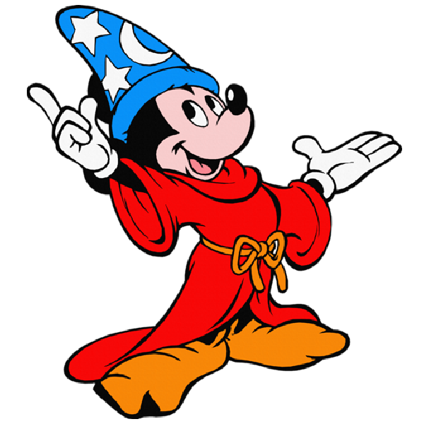 mickey mouse wizard clipart - photo #6