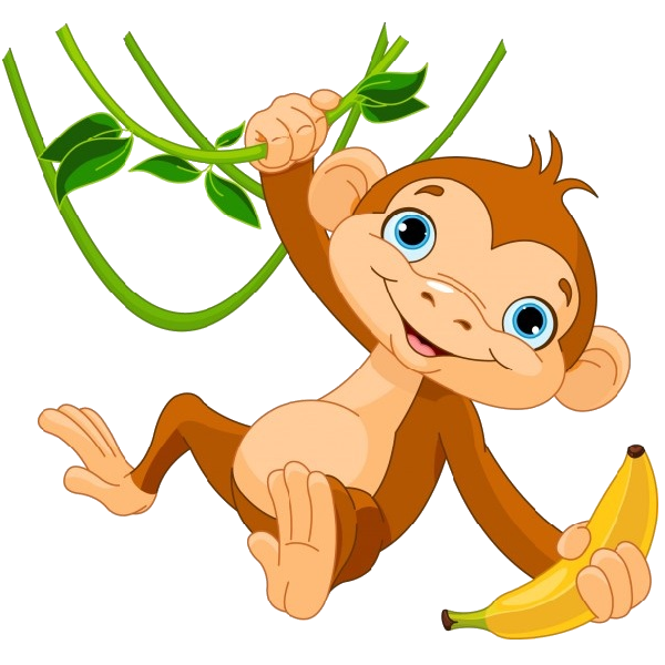 clipart monkey hanging - photo #43