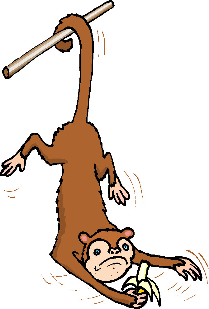 clipart monkey hanging - photo #34