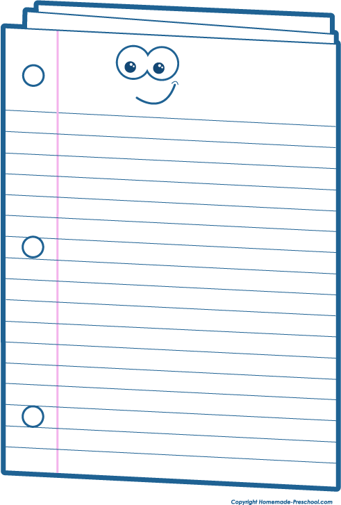 clipart of notebook paper - photo #15