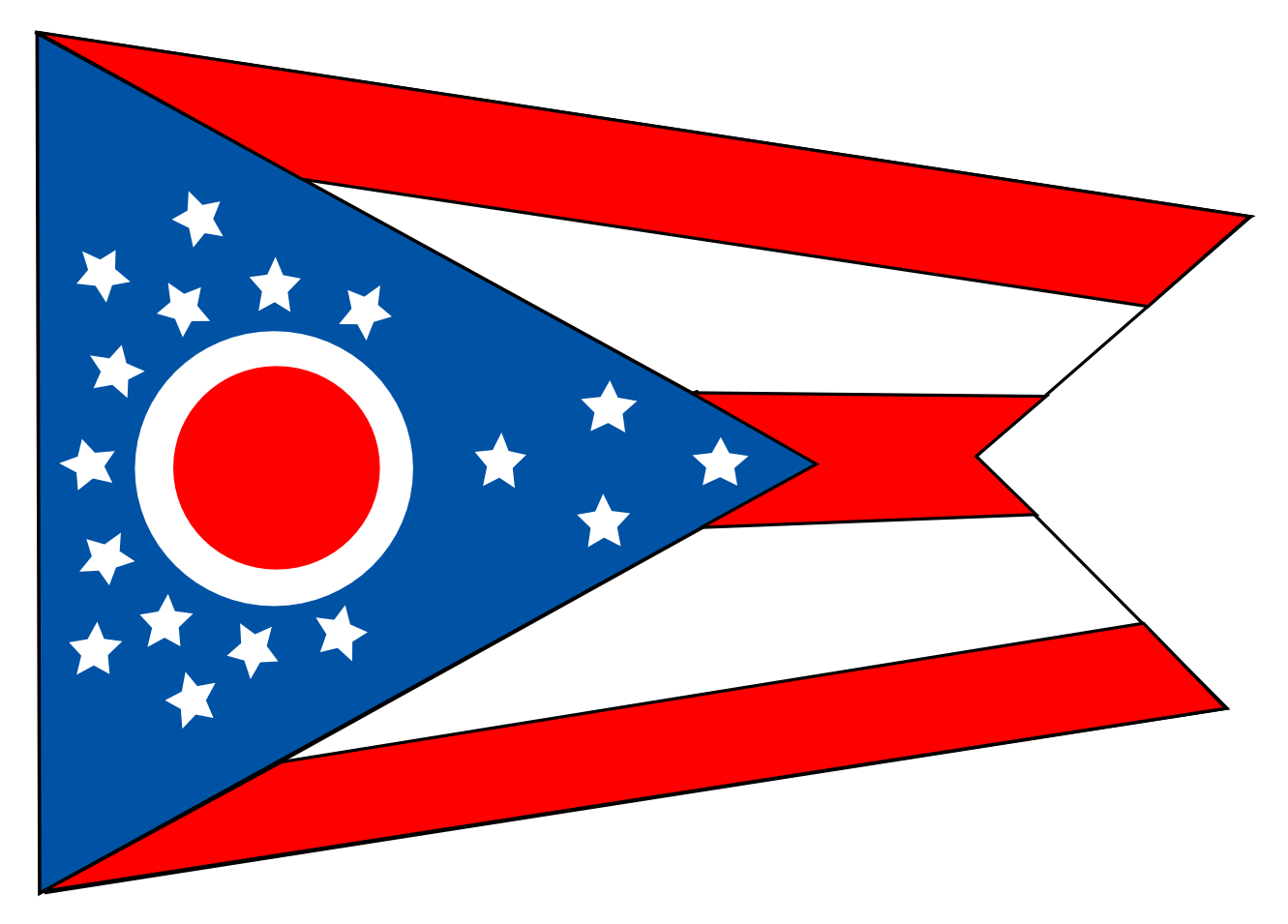Ohio state flag clipart Cliparting com