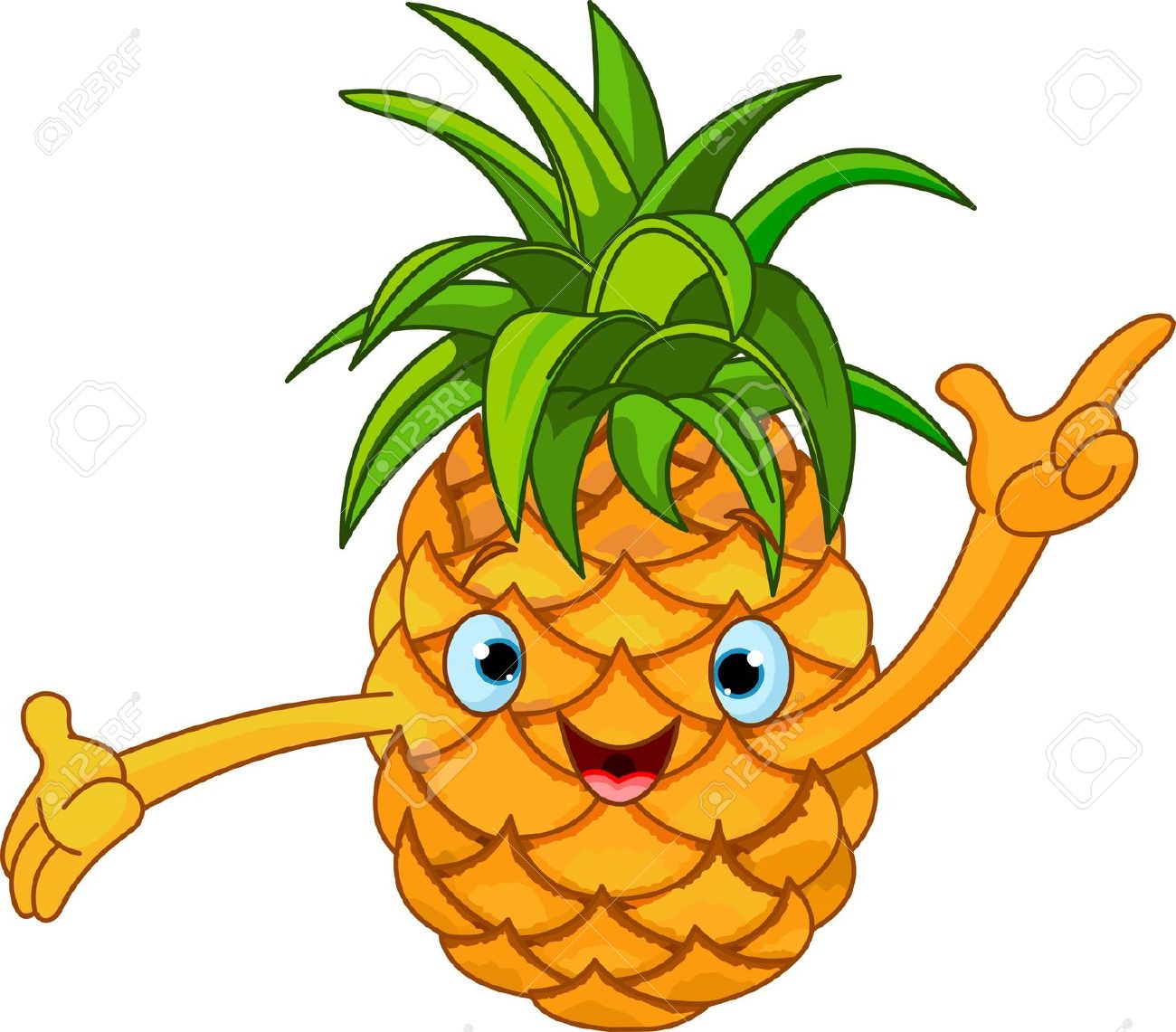 clipart of pineapple - photo #25
