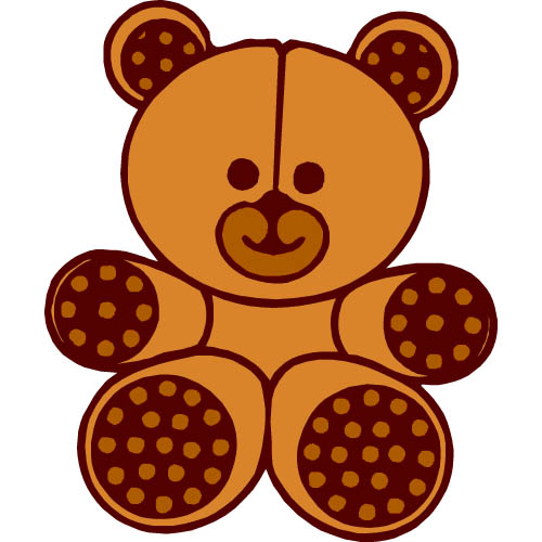 clip art pink teddy bear - photo #22