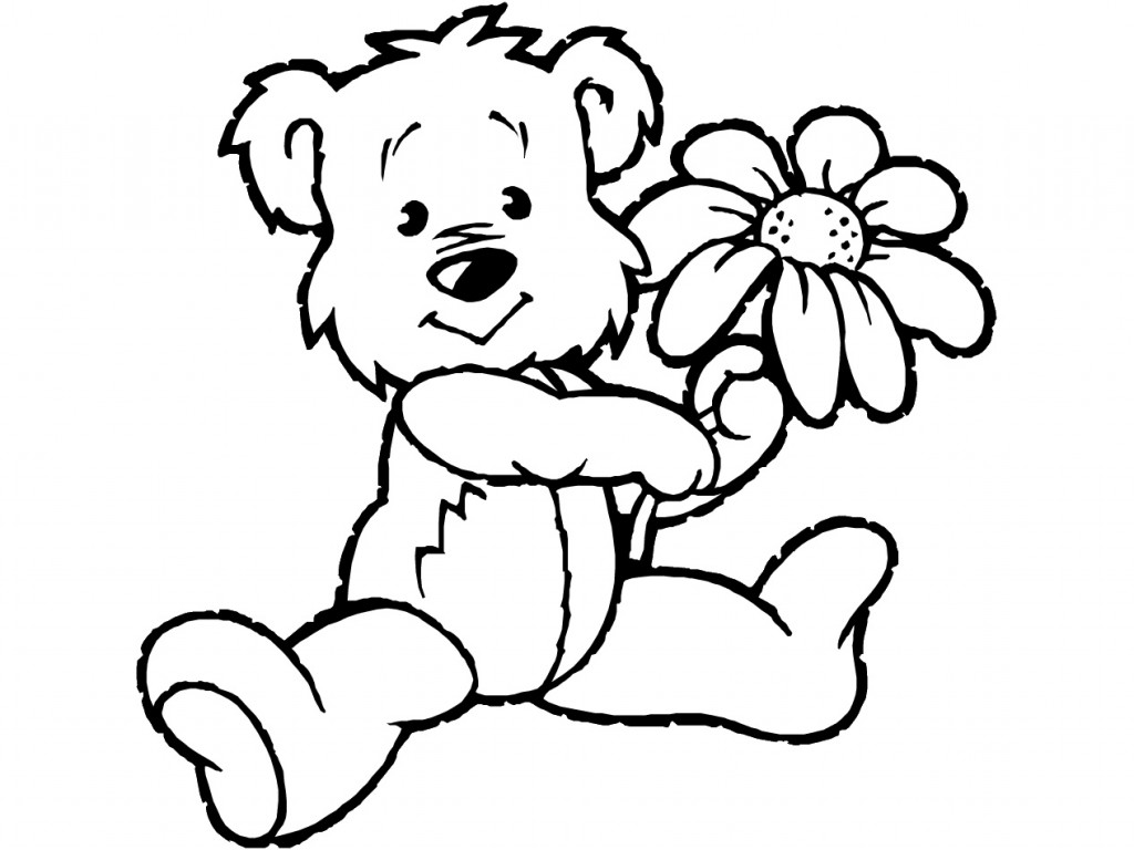 teddy clipart black and white - photo #41
