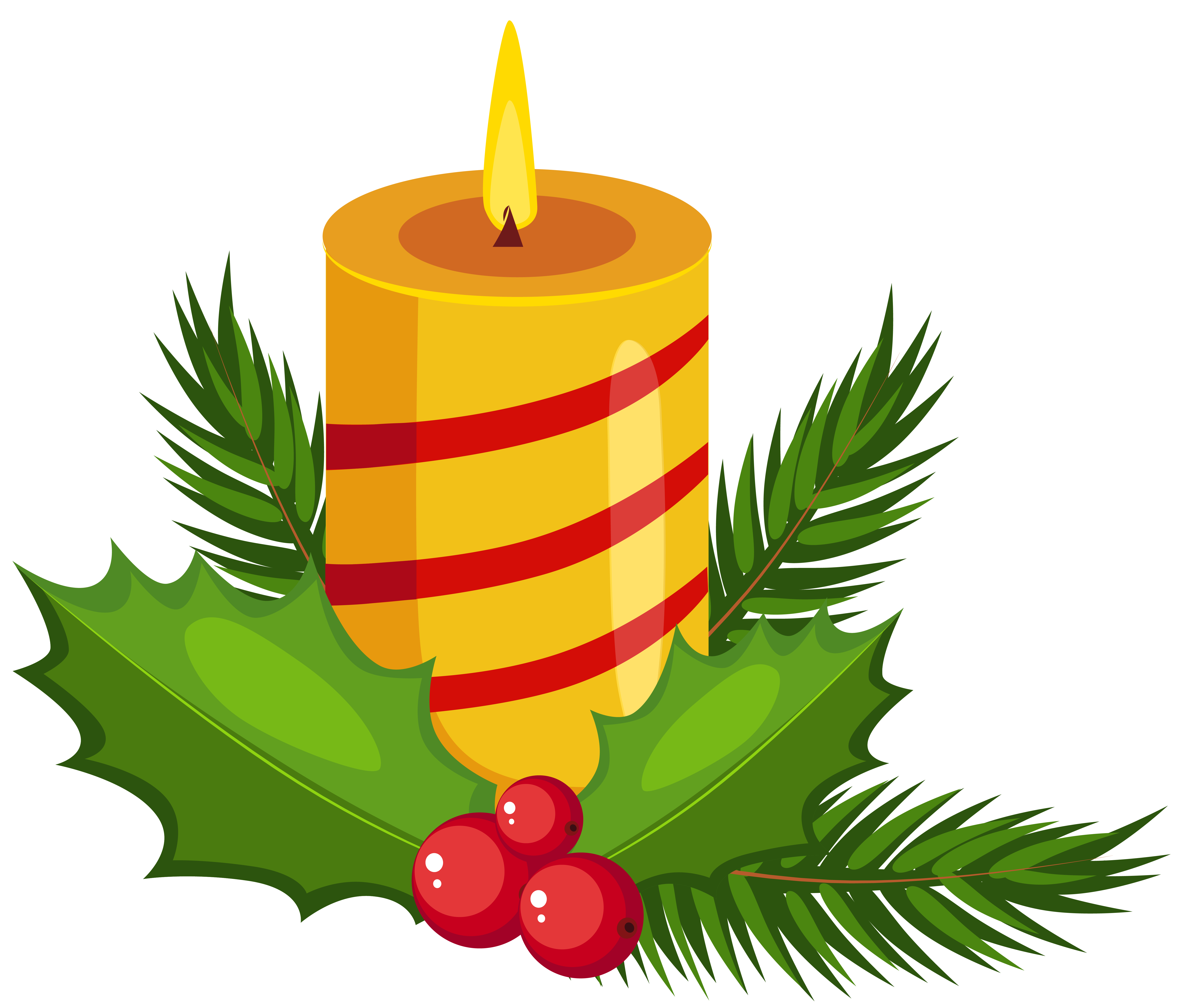 clipart christmas candles - photo #18