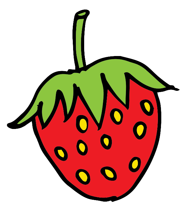 cute strawberry clipart - photo #8