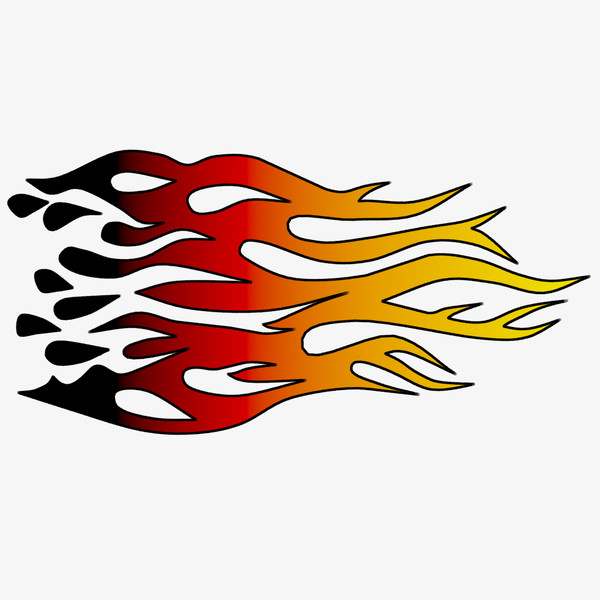 Flames racing flame clip art at clker vector clip art