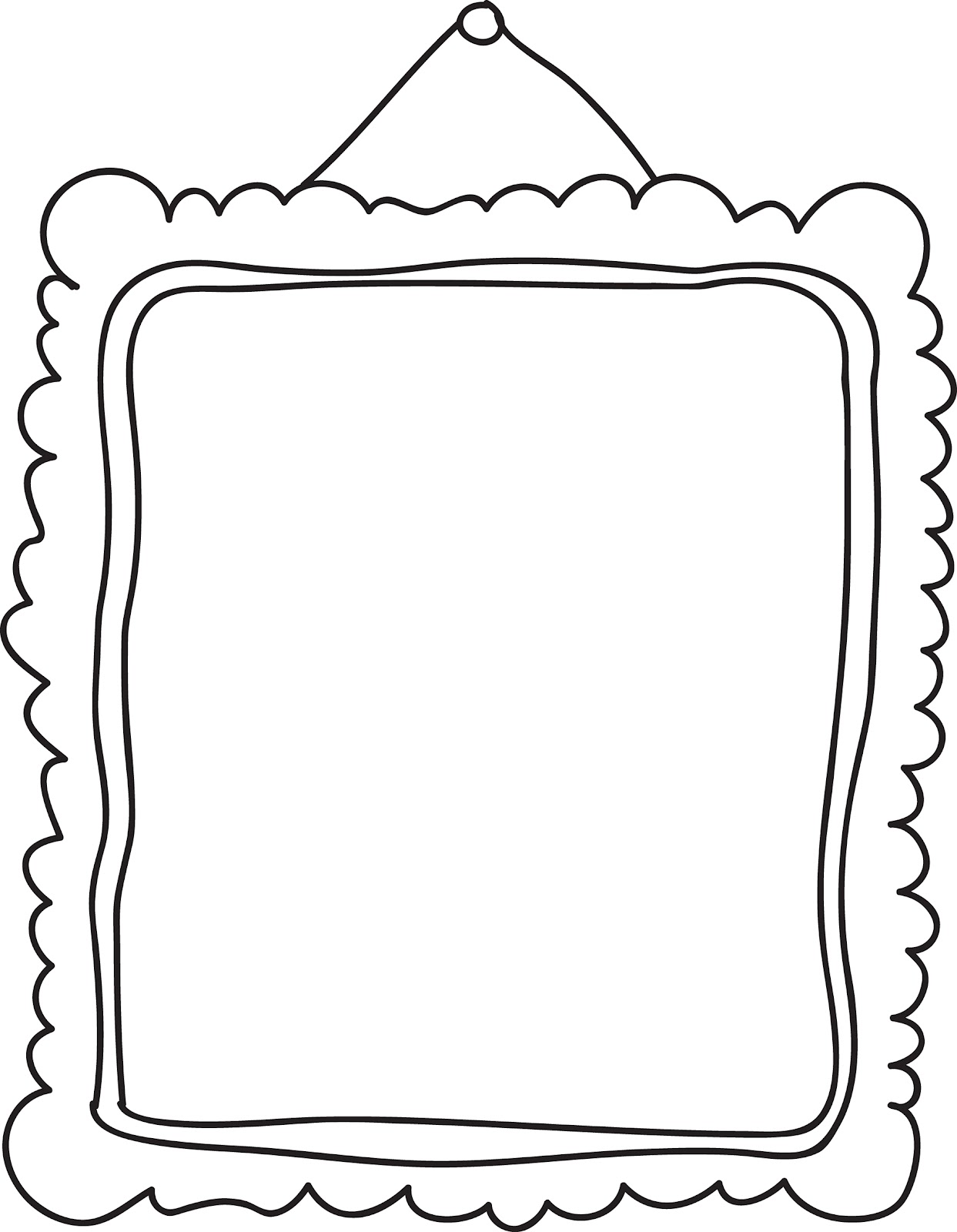 Frame clip art black and white free clipart images