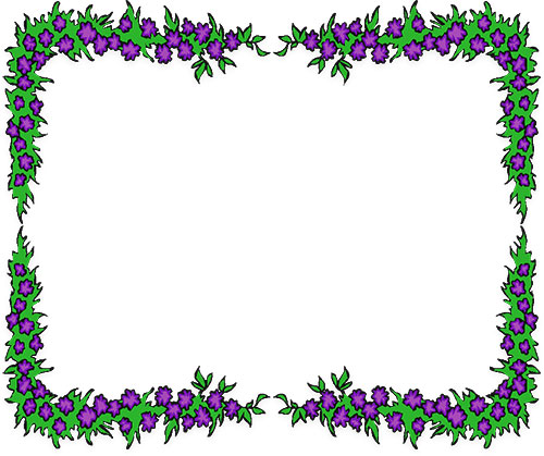 free clipart of flower borders - photo #25
