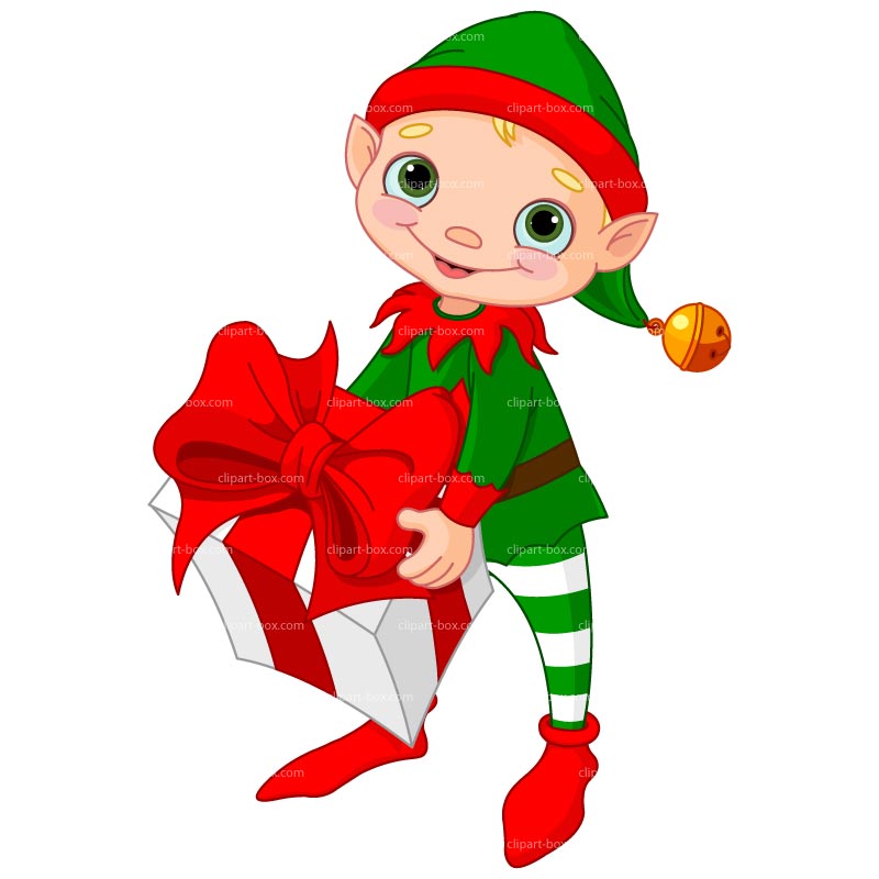 free clipart of christmas elves - photo #11