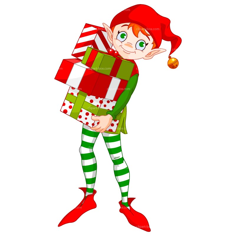 free clipart of christmas elves - photo #3