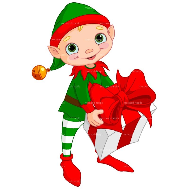 free clipart of christmas elves - photo #1