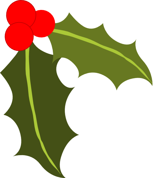 free clipart of christmas holly - photo #45
