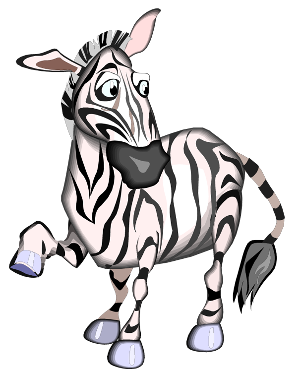 zebra animal clipart - photo #30