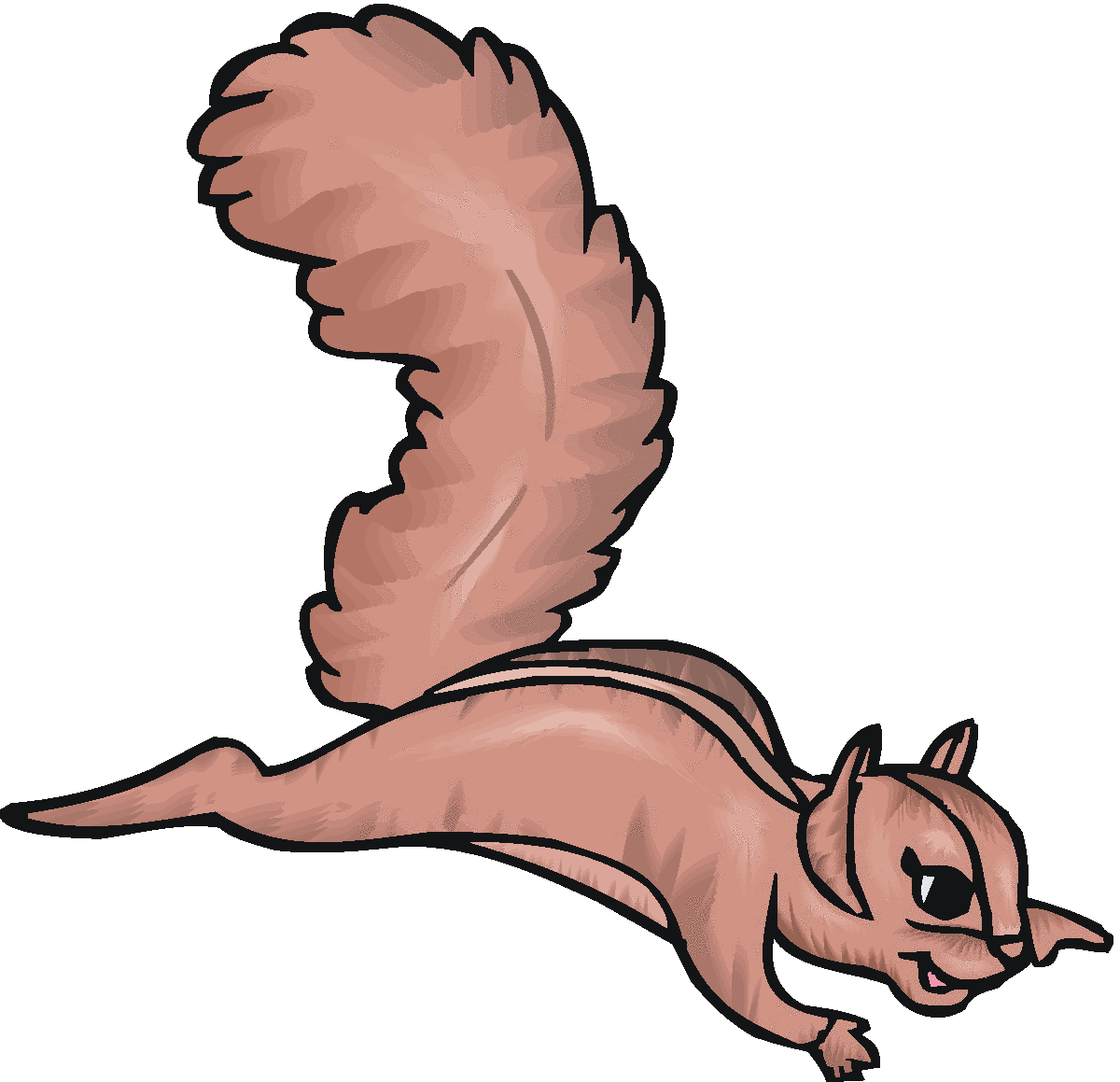 clip art cartoon squirrel - photo #38
