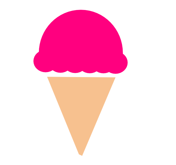 vanilla ice cream cone clipart - photo #31