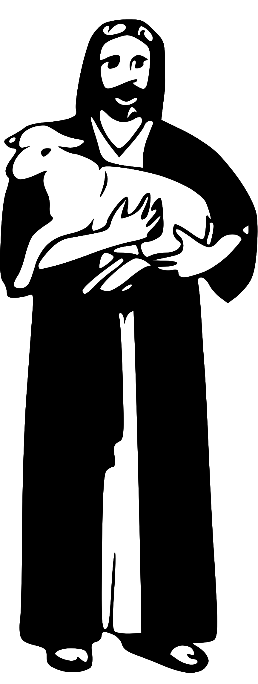 clipart of jesus and lamb - photo #18