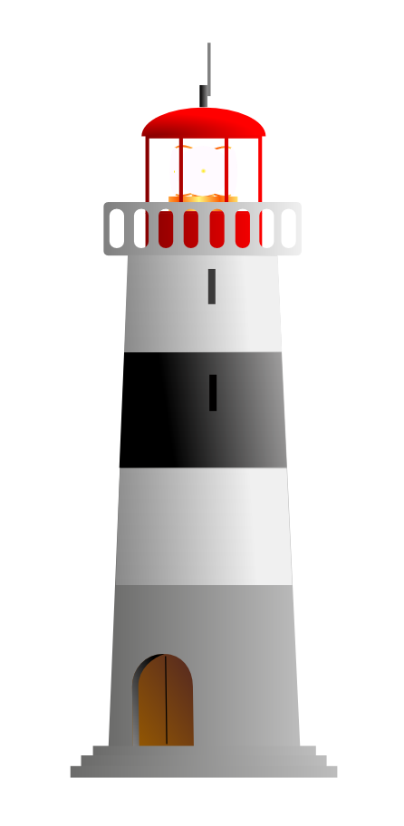 free lighthouse vector clip art - photo #6