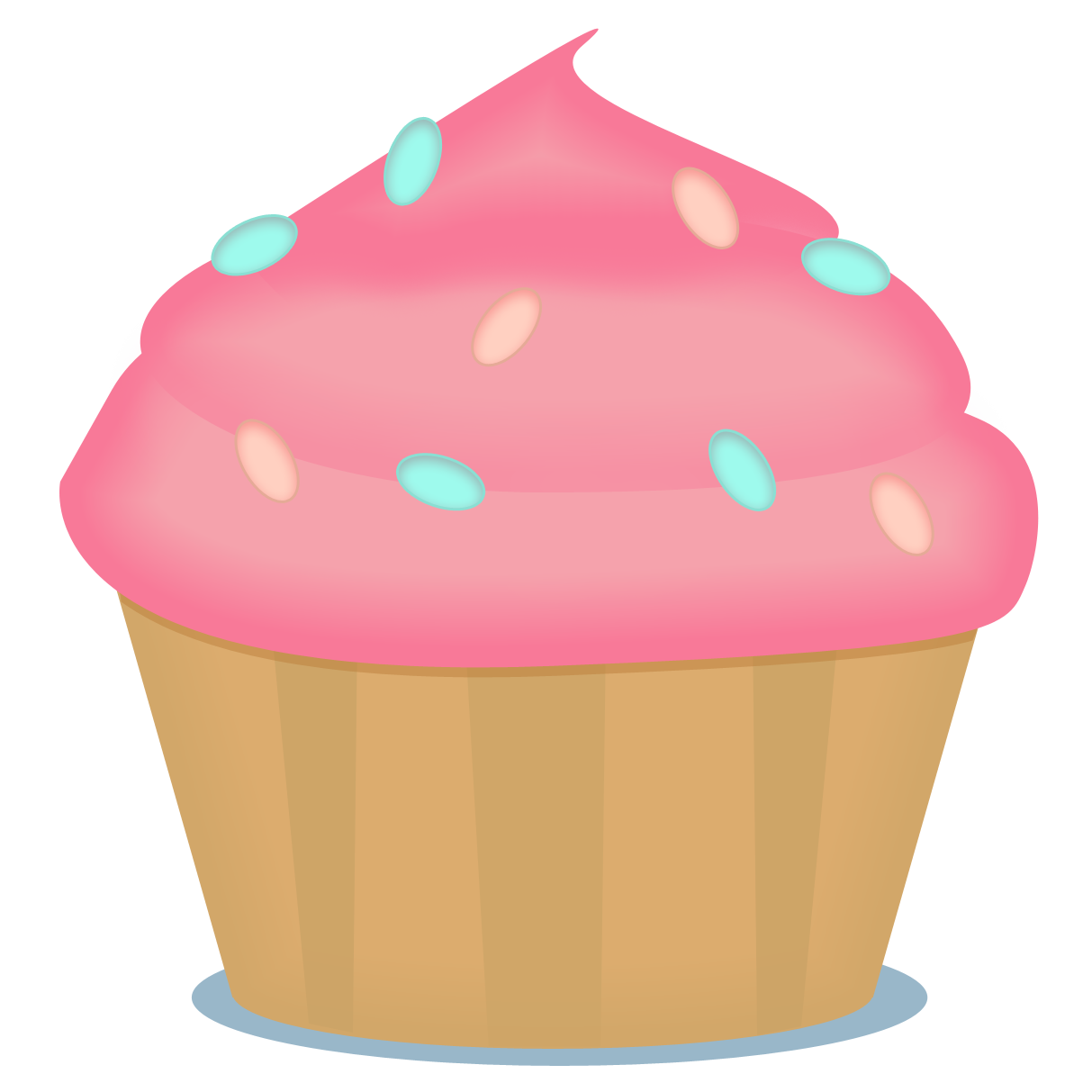 clipart pics of cupcakes - photo #25
