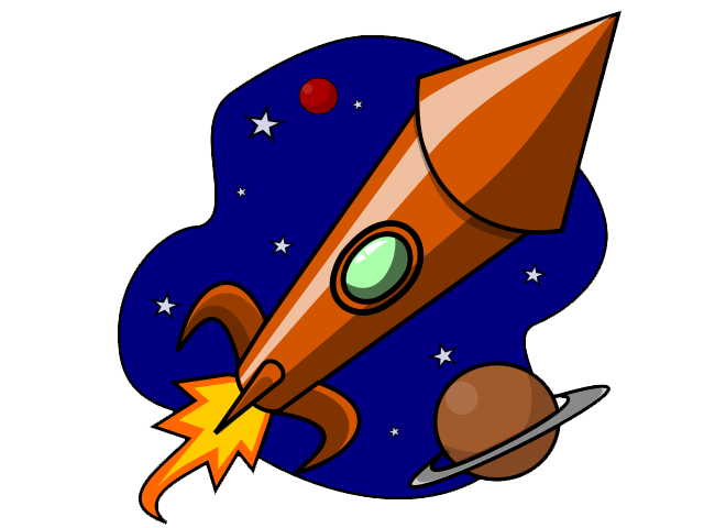 free cartoon rocket ship clip art - photo #18