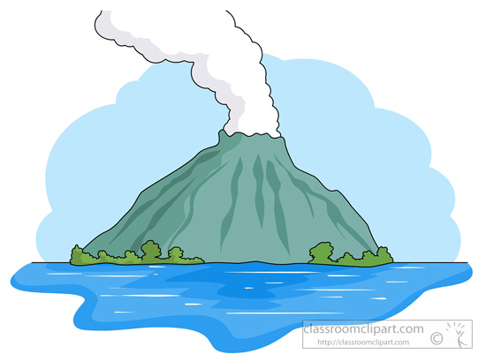 volcano graphics clip art - photo #6