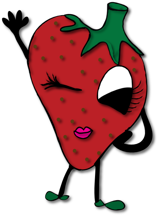 animated strawberry clipart - photo #23