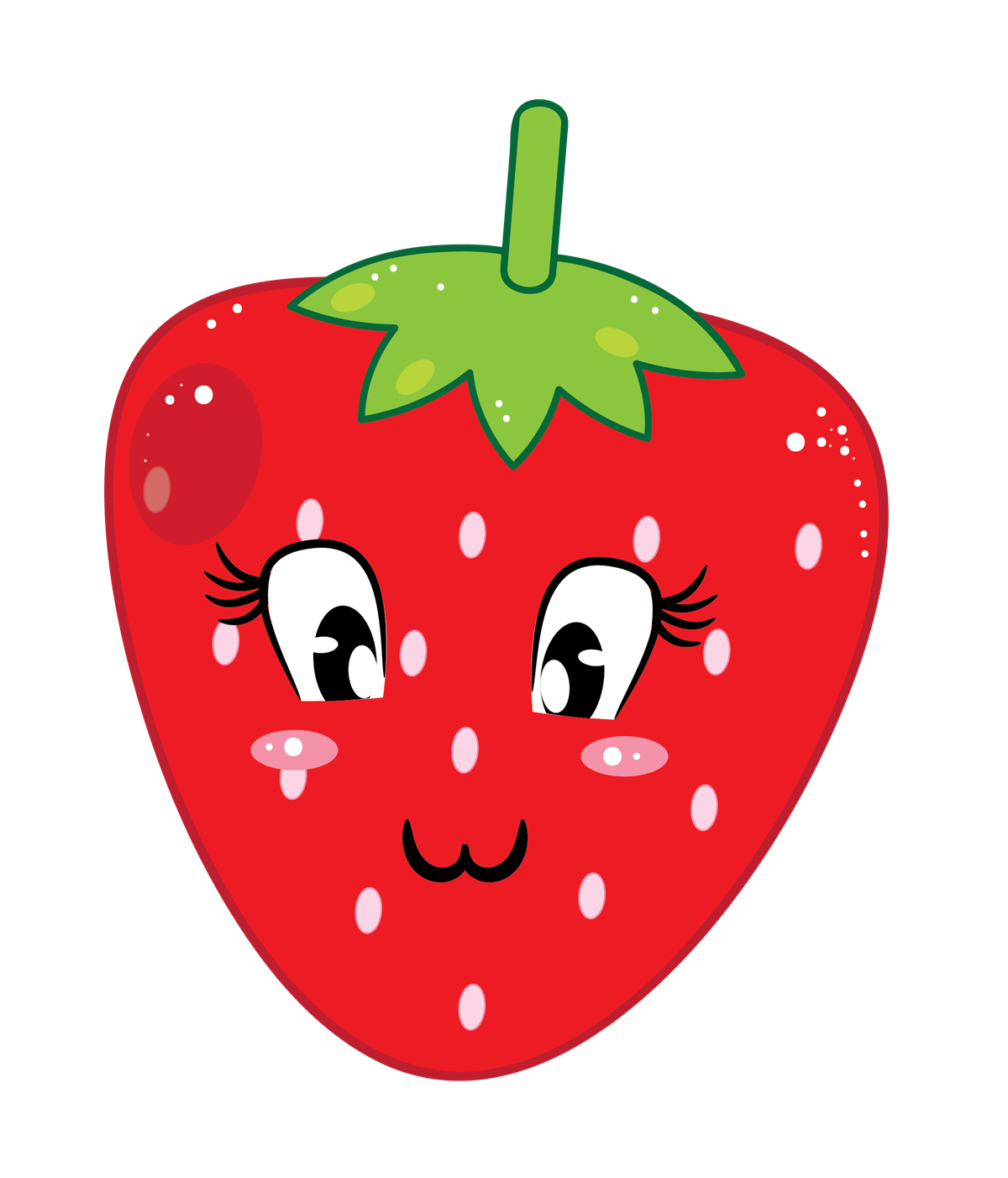red strawberry clipart - photo #32
