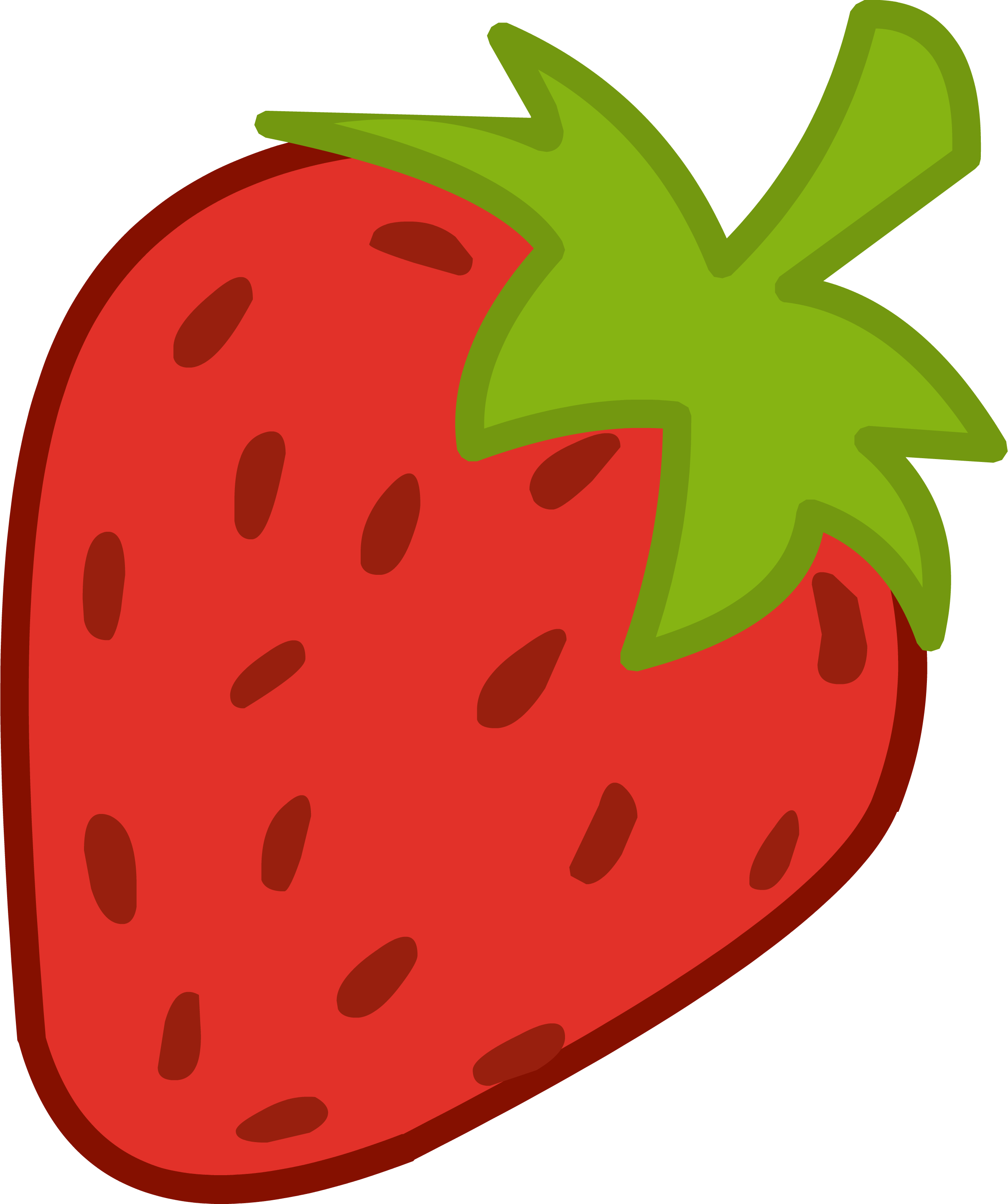 clipart of a strawberry - photo #32