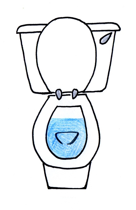 clipart toilet flush - photo #24