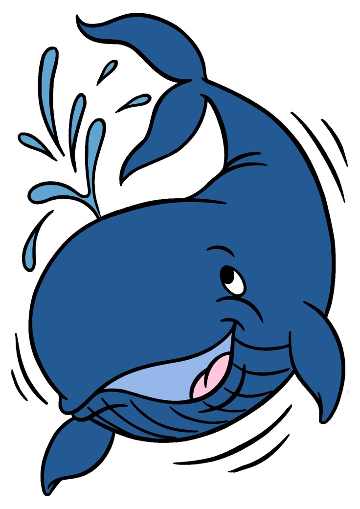 free cartoon whale clip art - photo #39