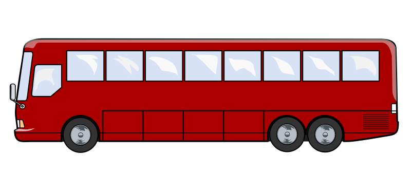 clip art of cartoon bus - photo #29