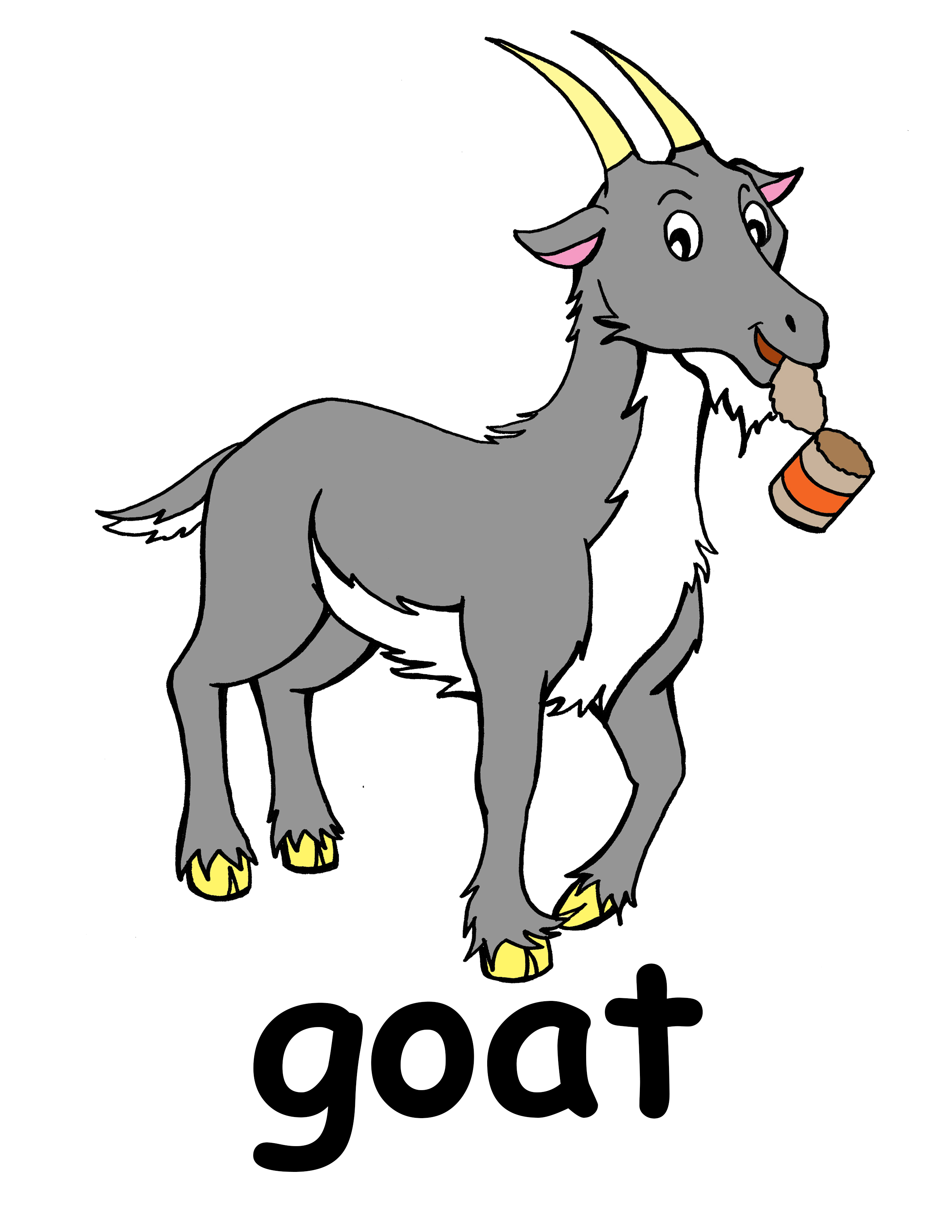 free clipart of baby goats - photo #14