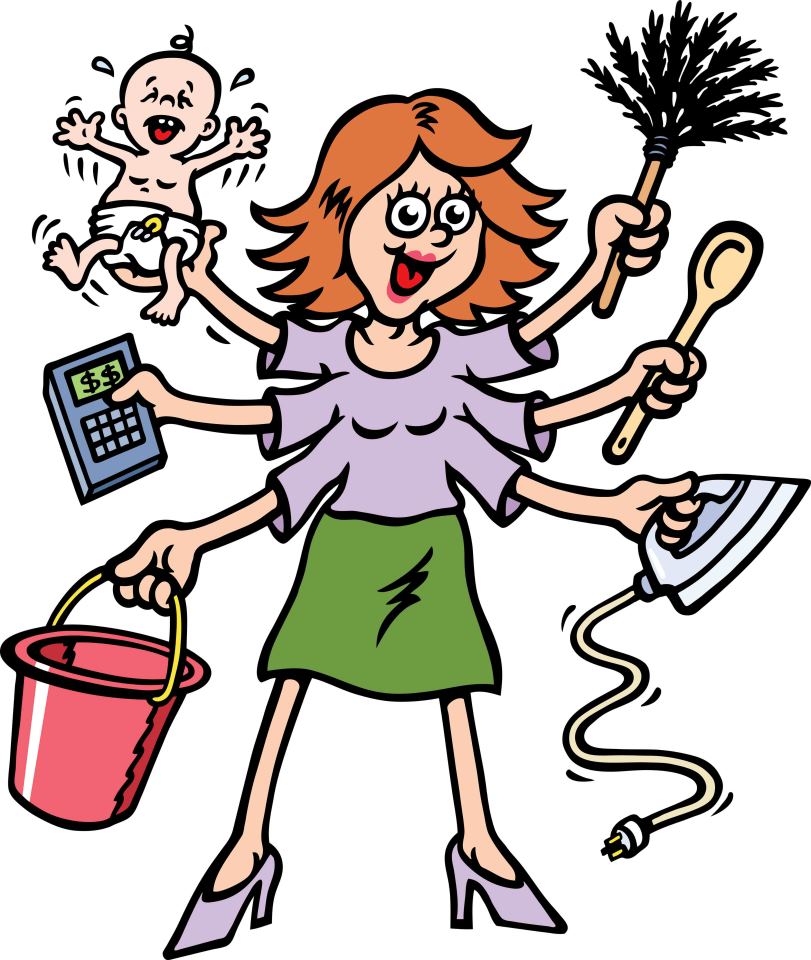 mother cleaning clipart - photo #7