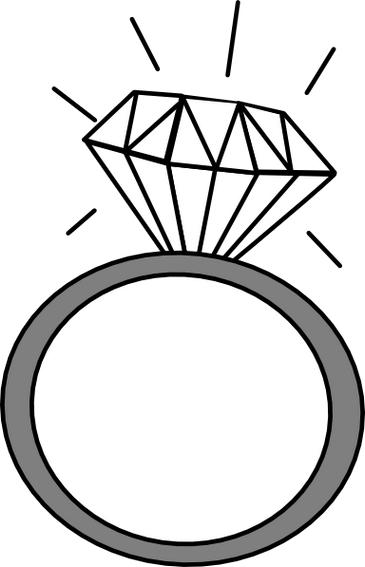 clipart wedding rings and doves - photo #45