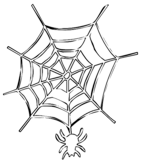 free halloween spider web clipart - photo #31